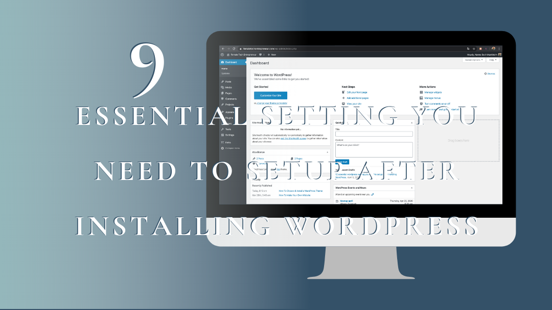 9 essential setting you need to setup after installing WordPress