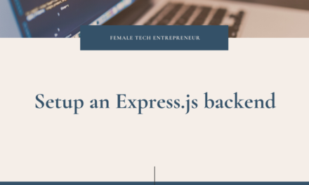 Setup your first EXPRESS.JS BACKEND step by step